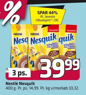 Fleggaard Nestlé nesquik tilbud