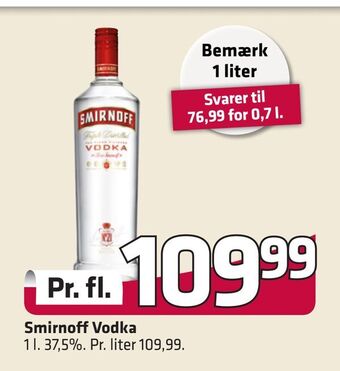Fleggaard Smirnoff vodka tilbud