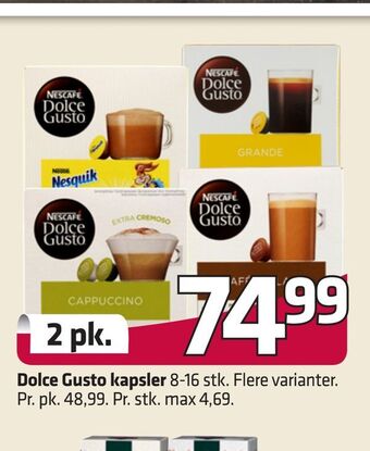 Fleggaard Dolce gusto kapsler tilbud