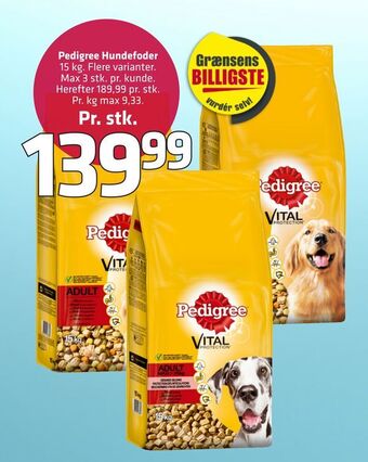 Fleggaard Pedigree hundefoder tilbud
