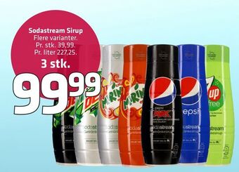 Fleggaard Sodastream sirup tilbud