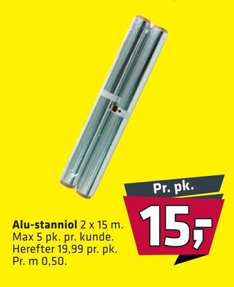 Fleggaard Alu-stanniol tilbud