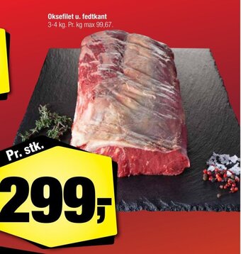 Calle Oksefilet u. Fedtkant tilbud