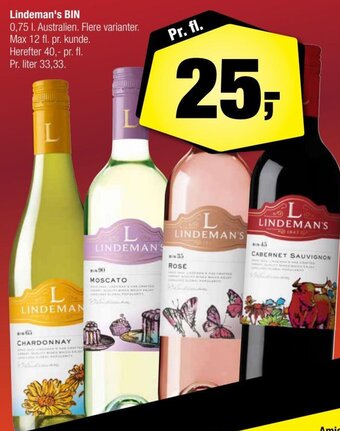 Calle Lindeman's BIN tilbud