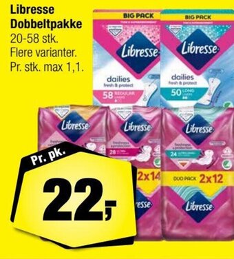 Calle Libresse Dobbeltpakke tilbud