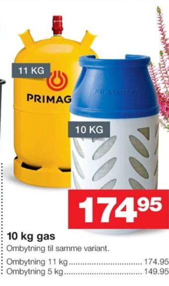 Bauhaus Primagaz gasflaske tilbud