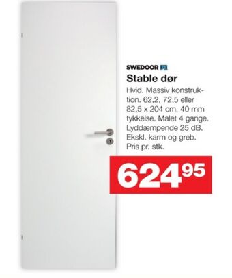 Bauhaus Swedoor dør tilbud