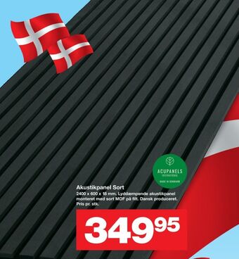 Bauhaus Acupanels akustikpanel tilbud