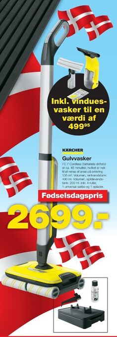 Bauhaus Kärcher gulvvasker tilbud