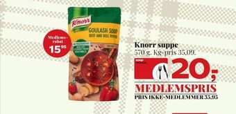 Dagli'Brugsen Knorr suppe tilbud