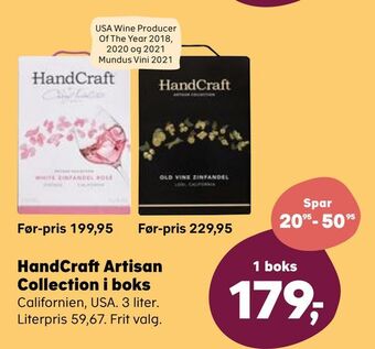 Kvickly Handcraft artisan collection i boks tilbud