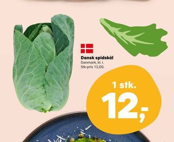 Kvickly Dansk spidskål tilbud