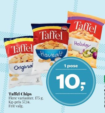 Dagli'Brugsen Taffel chips tilbud