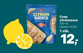 Kvickly Coop citronsauce tilbud
