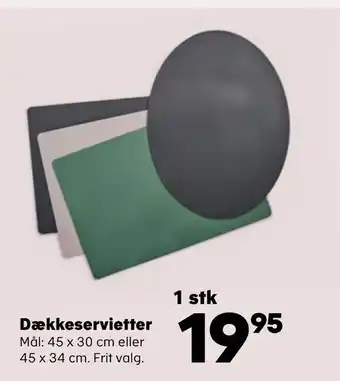 Dækkeservietter