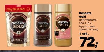 Kvickly Nescafe gold tilbud