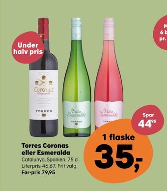 SuperBrugsen Torres coronas eller esmeralda tilbud