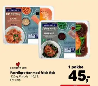 SuperBrugsen Færdigretter med frisk fisk tilbud