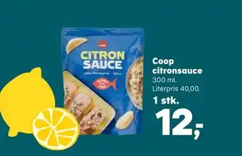 SuperBrugsen Coop citronsauce tilbud