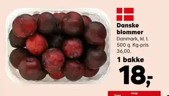 SuperBrugsen Danske blommer tilbud