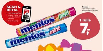 SuperBrugsen Mentos tilbud
