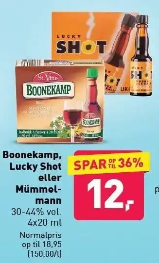 ALDI Boonekamp, lucky shot el. mümmelmann tilbud