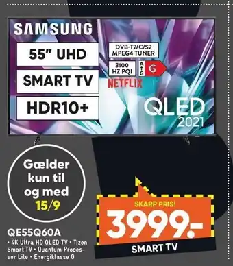 Bilka Smart tv qe55q60a tilbud