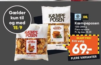 Bilka Kæmpeposen tilbud