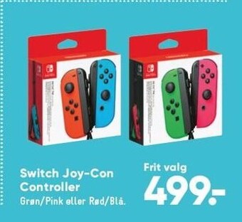 Bilka Switch joy-con controller tilbud