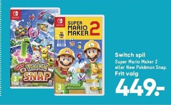 Bilka Switch spil tilbud