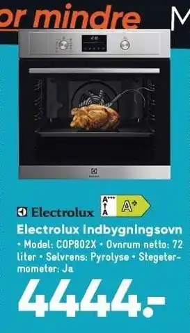 Bilka Electrolux indbygninsovn tilbud
