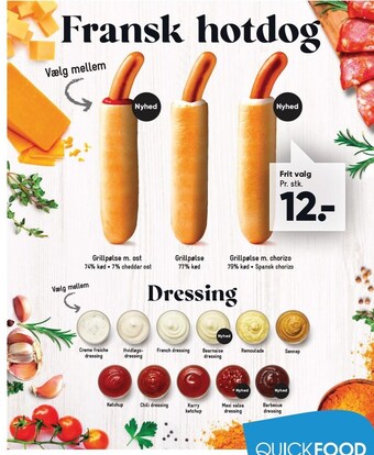 Bilka Fransk hotdog tilbud