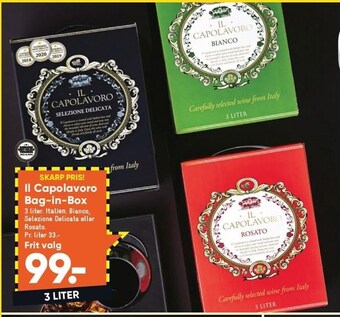 Bilka Il capolavoro bag-in-box tilbud