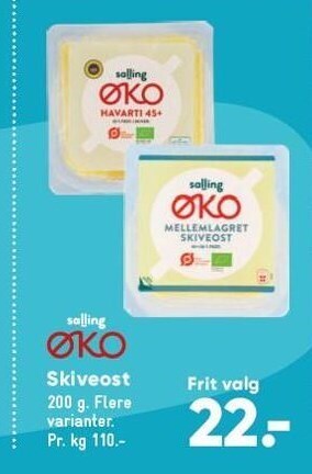 Bilka Skiveost tilbud