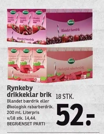 SPAR Rynkeby drikkeklar brik tilbud