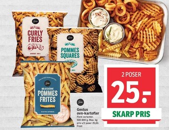 SPAR Gestus ovn-kartofler tilbud