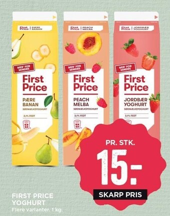 MENY First price yoghurt tilbud