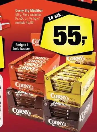 Calle Corny big müslibar 24 stk. tilbud