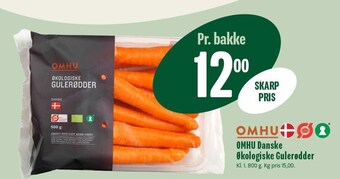 Min Købmand Omhu danske økologiske gulerødder tilbud