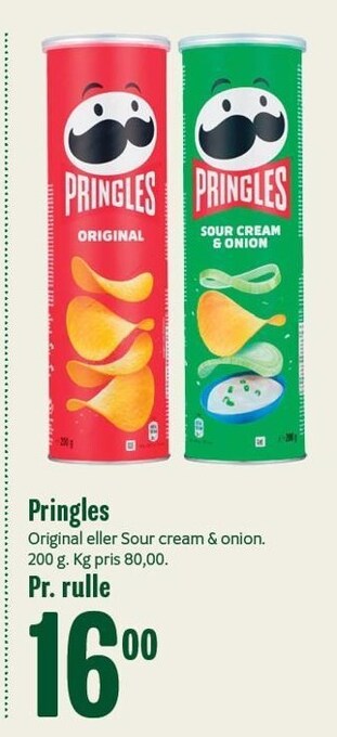 Min Købmand Pringles tilbud