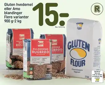 REMA 1000 Gluten hvedemel el. amo blandinger tilbud