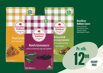 Min Købmand Karolines køkken sauce tilbud