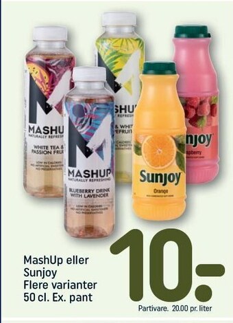 REMA 1000 Mashup el. sunjoy tilbud