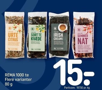 Rema 1000 te