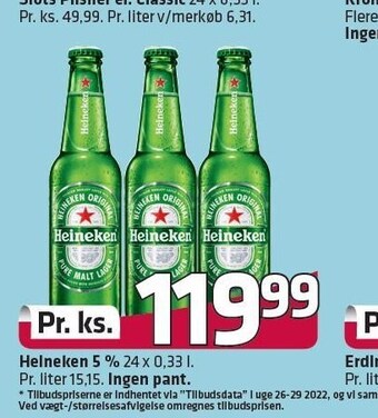 Fleggaard Heineken tilbud