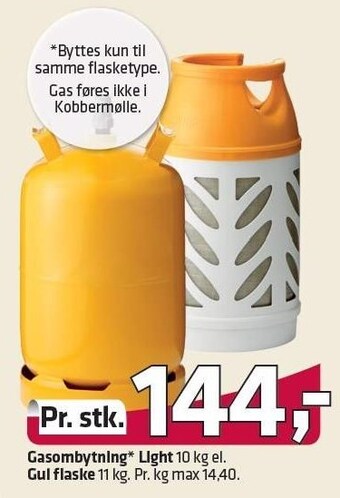 Fleggaard Gasombytning tilbud