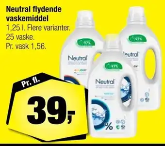 Calle Neutral Flydende Vaskemiddel tilbud