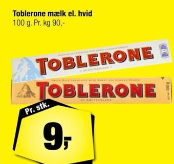 Calle Toblerone Mælk el. Hvid tilbud
