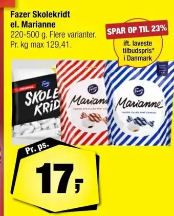 Fazer Skolekridt el. Marianne