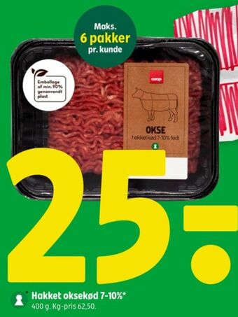 Coop 365 Coop hakket oksekød tilbud